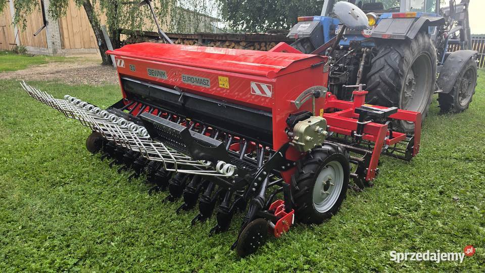 Siewnik EURO‑MASZ SR 3.0 + Agregat AGRO‑MIX 1020 – mało używane