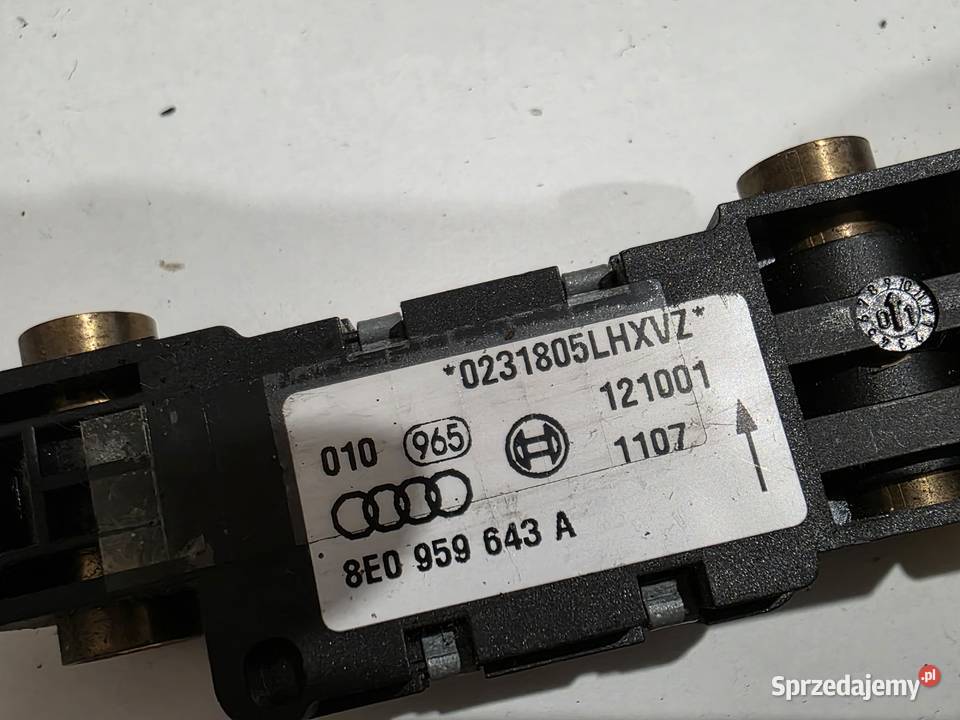 CZUJNIK UDERZENIA AIRBAG AUDI A4 B6 B7 Iława