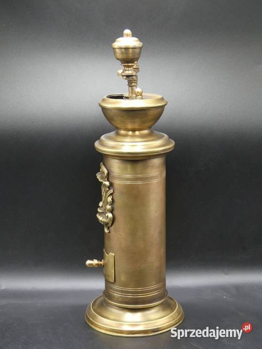 Piękny mosiężny młynek do kawy Antyki, Sztuka, Kolekcje