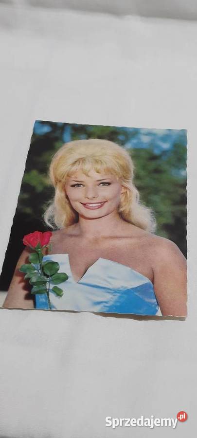 pocztówka z aktorką Vivi Bach Warszawa