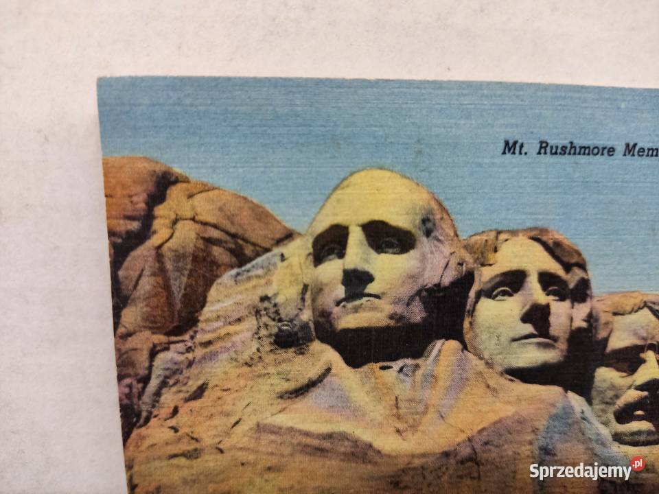 Pocztówka widokówka Mount Rushmore National