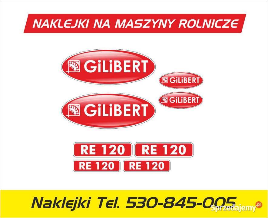 Naklejki na przyczepę Gilibert Pleszew