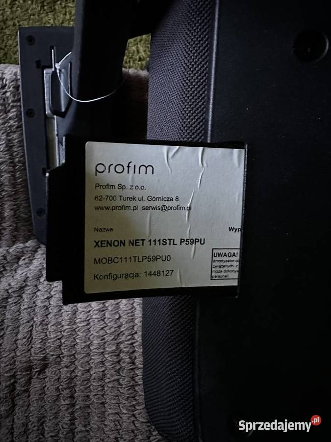 Fotel obrotowy Profim Xenon NET 111 STL Warszawa