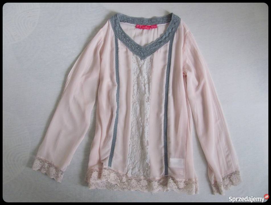 Bluzka mgiełka z koronką półprzezroczysta sprzedam