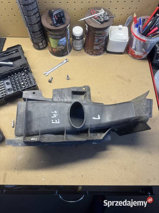 Kanał wlot chłodzenia tarcz hamulcowych BMW E46 dolnośląskie Sobin