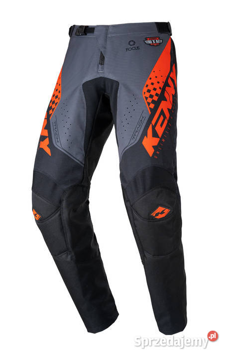 SPODNIE KENNY RACING TRACK FOCUS ORANGE ROZMIAR Mrągowo