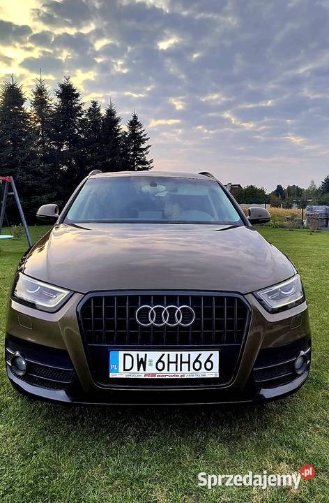 Audi Q3 2013 r zadbany aluminiowe felgi Wrocław