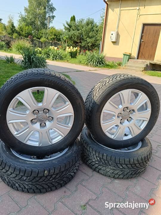 Alufelgi Audi z oponami zimowymi Super stan Potworów