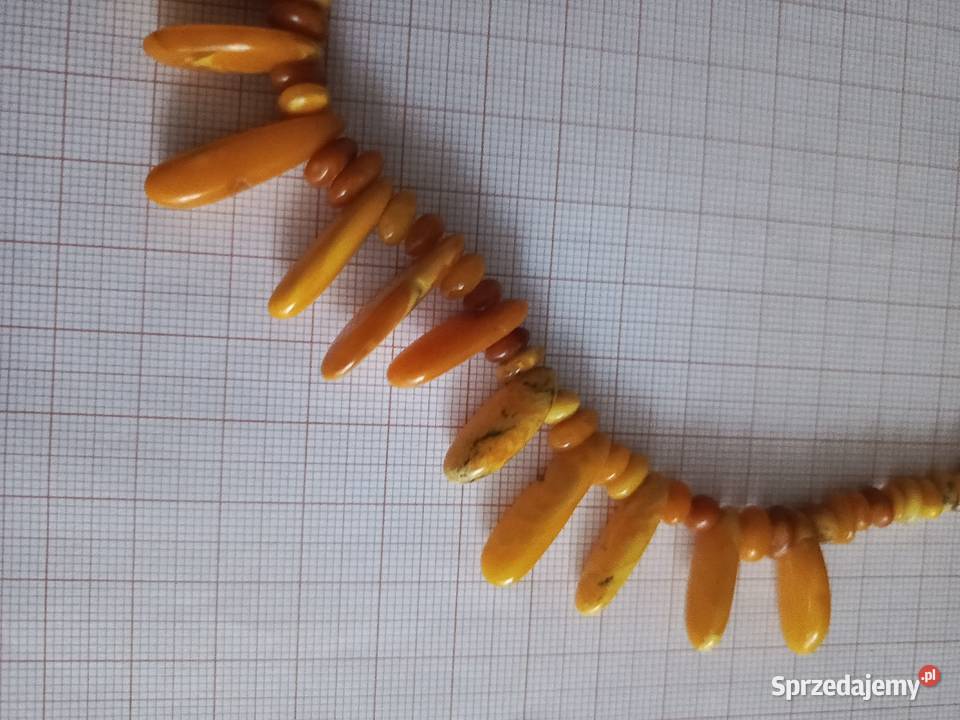 Naszyjnik Bursztyn Stary