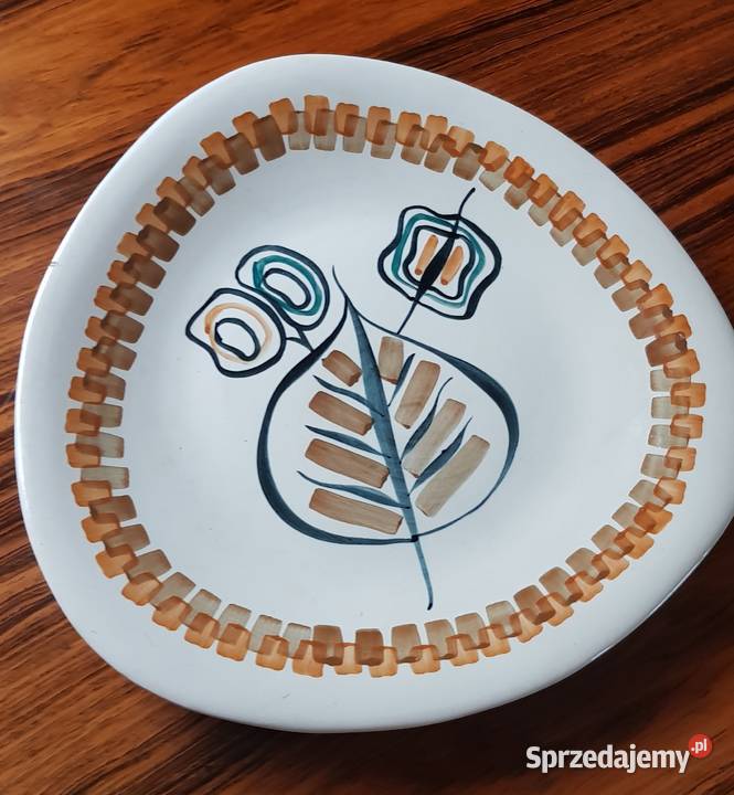Patera fajans Włocławek polski Look lata 60 te Orneta