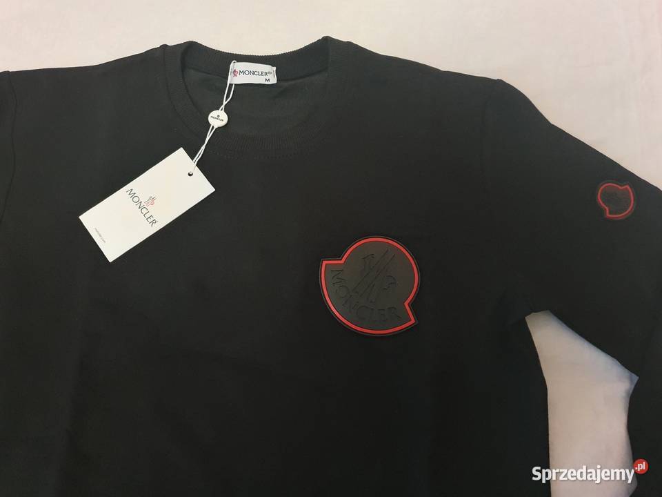 NOWA męska bluza Moncler bluzka klasyk czarna M Gdynia