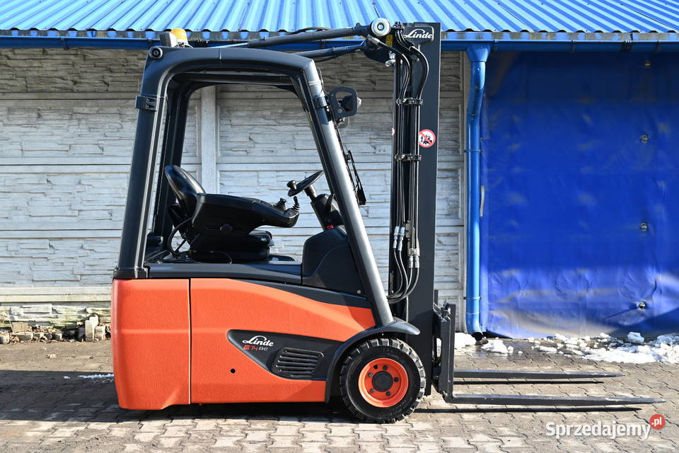 Wózek widłowy Linde E1402 Triplex 462 2016 elektryczny Częstochowa