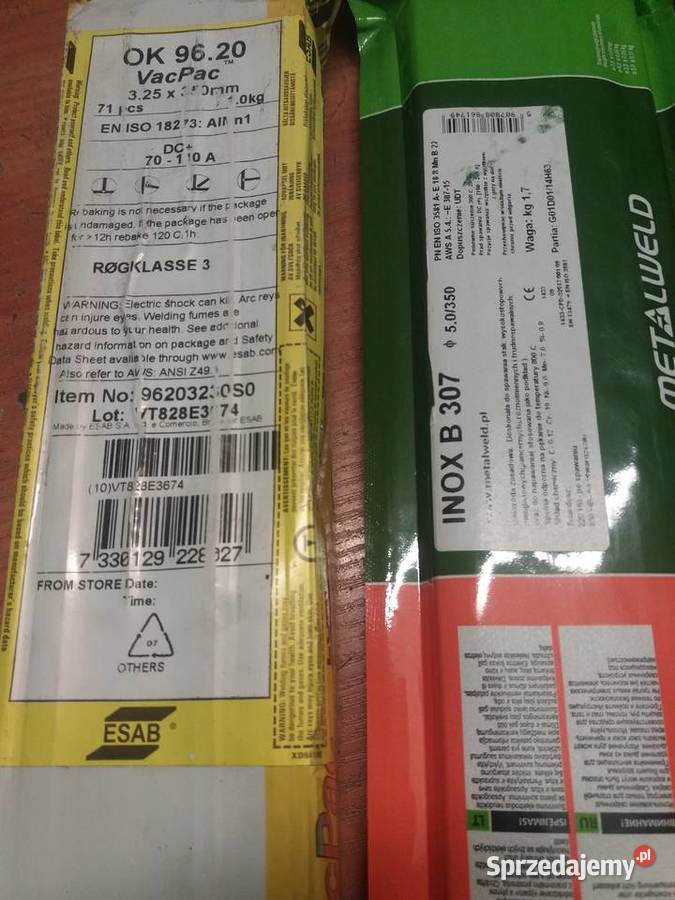 Elektroda do aluminium AL 998 OK9620 WacPac Dęby Wolskie