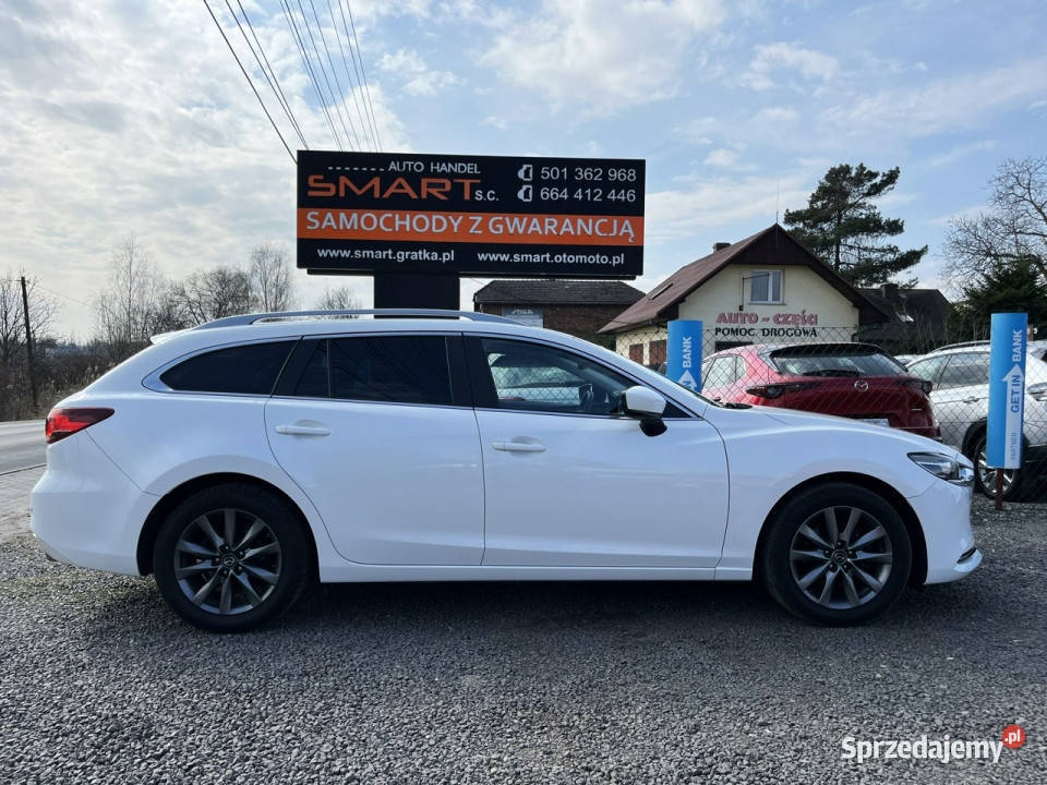 Mazda 6 Automat Navi Biała Perła Salon HUD III komputer pokładowy Rydułtowy