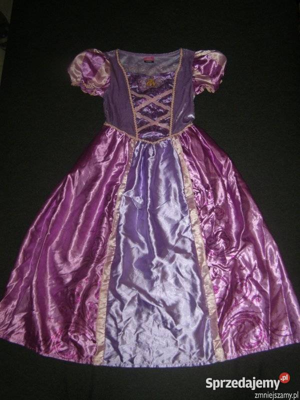 Strój kostium przebranie ROSZPUNKA ZAPLĄTANI 78 7 lat+ Siedlce sprzedam