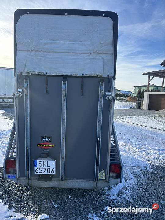 Przyczepa do przewozu 15 konia kąt b dmc 1200 Boeckman śląskie Mokra