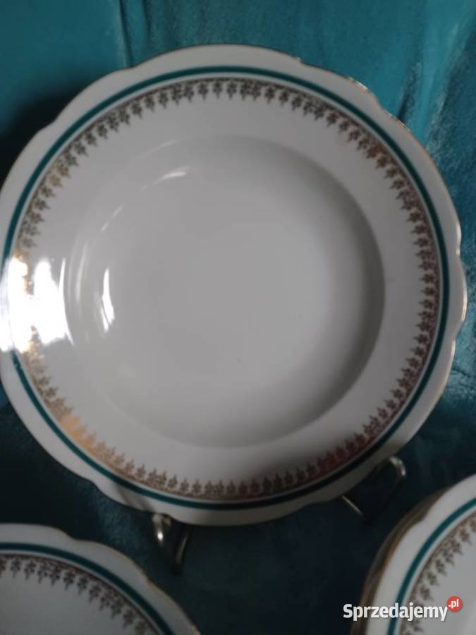 Talerze Ćmielów Feston głębokie nieużywane Łódź