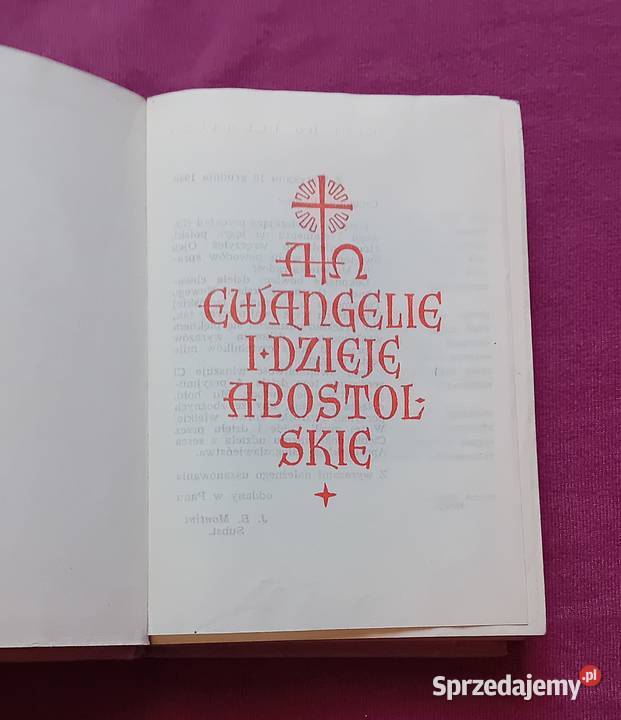 Ewangelie i Dzieje Apostolskie Oprac Ks Koźminek