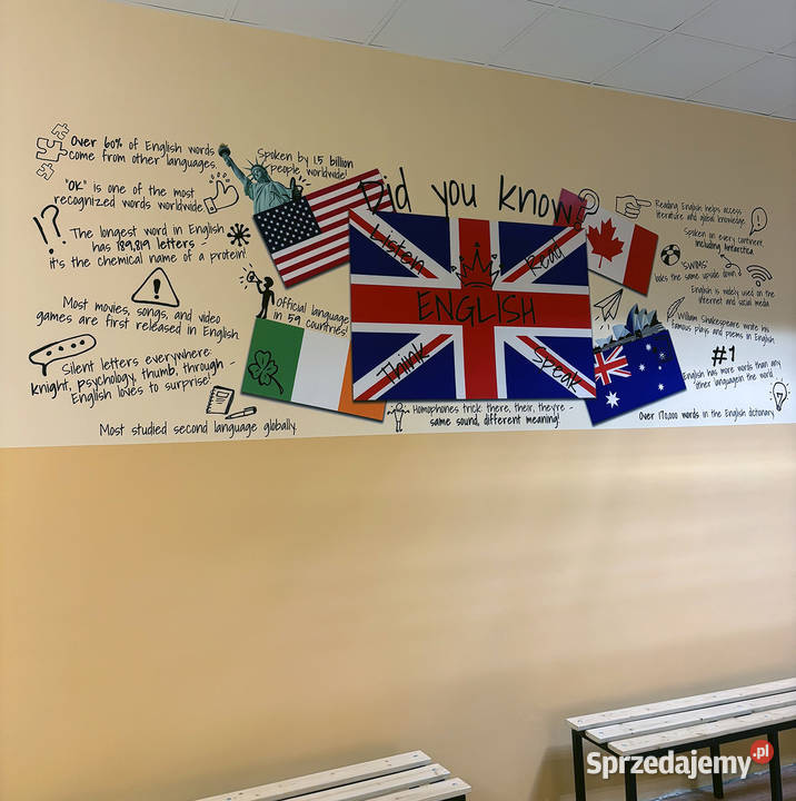 Druk ścienny trwały druk dowolnych grafik śląskie