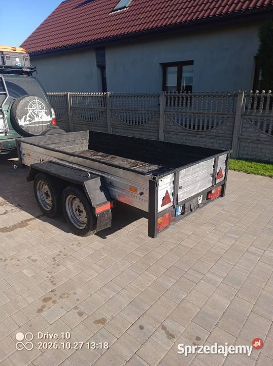 Przyczepka dwuosiowa zarejestrowana Sieradz