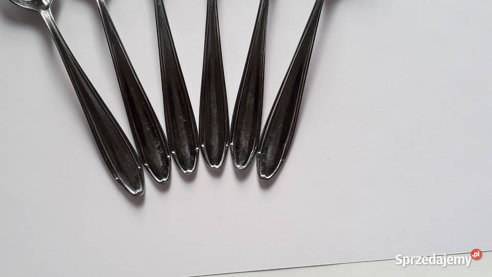 Łyżeczki do herbaty BAKELIT Gerlach sztućce PRL Dąbrowa Górnicza