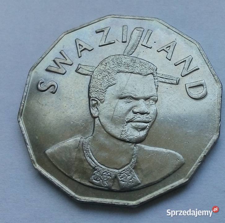 SWAZILAND50 CENTS2007 r LEW I SŁOŃ Legionowo
