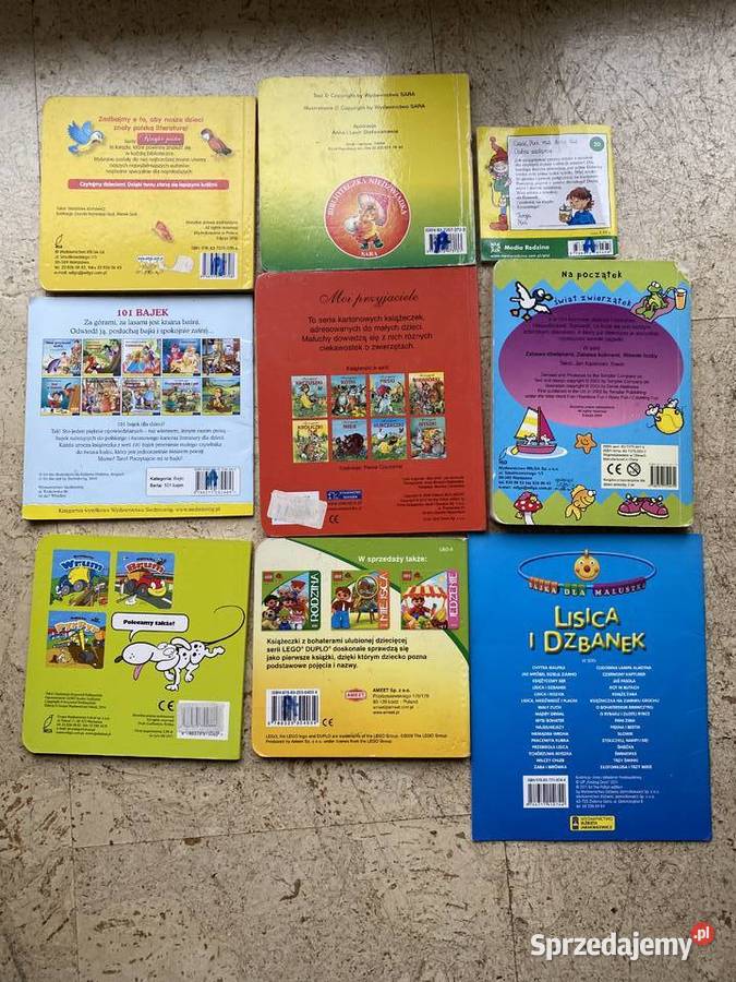 Sprzedam książeczki najmłodszych klasyki Kostrzyn sprzedam
