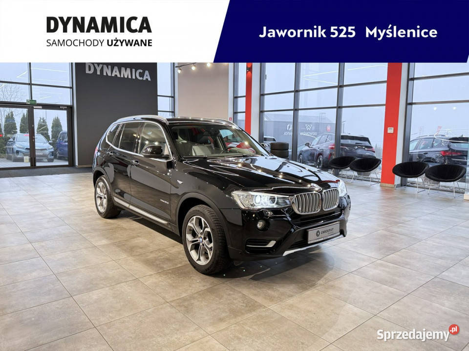 BMW X3 xdrive20d 190 automat 2016 r salon NAVI nieuszkodzony małopolskie Myślenice