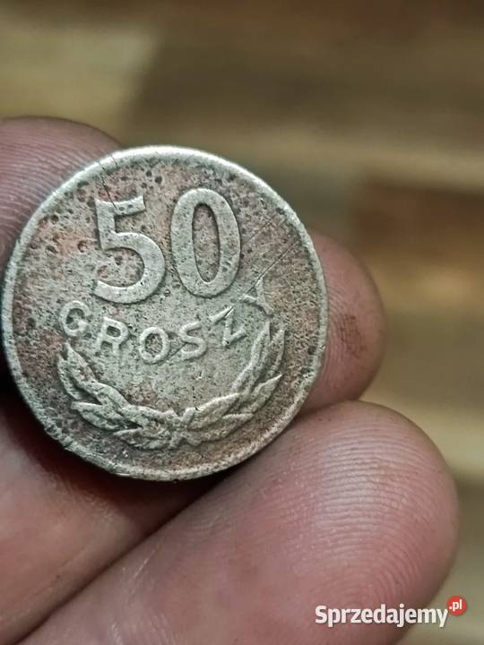 sprzedam monete 50 gr 1949 bez znaku mennicy
