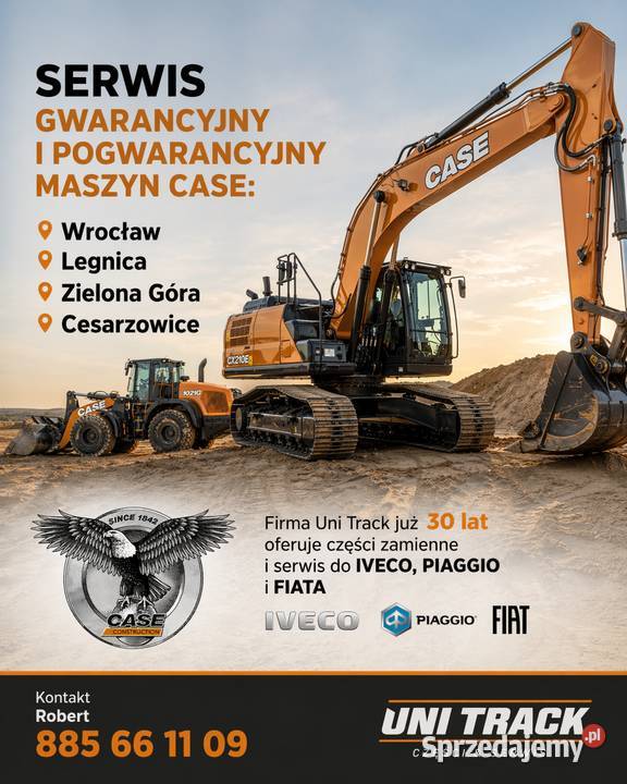 Koparka gąsienicowa CASE CX210ES Koparki Cesarzowice