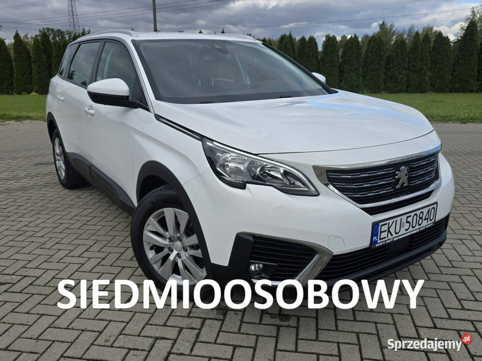 Peugeot 5008 12Turbo benz 7 FoteliKlimatronic 2 kurtyny powietrzne 5008 Kutno sprzedam