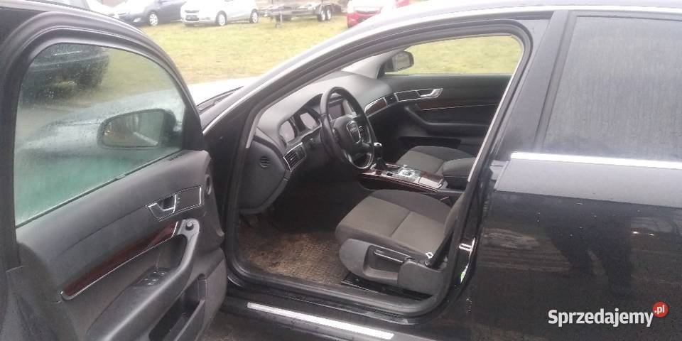 Audi A6 C6 limuzyna 20tdi 140 manuał czarny komputer pokładowy pomorskie Kościerzyna