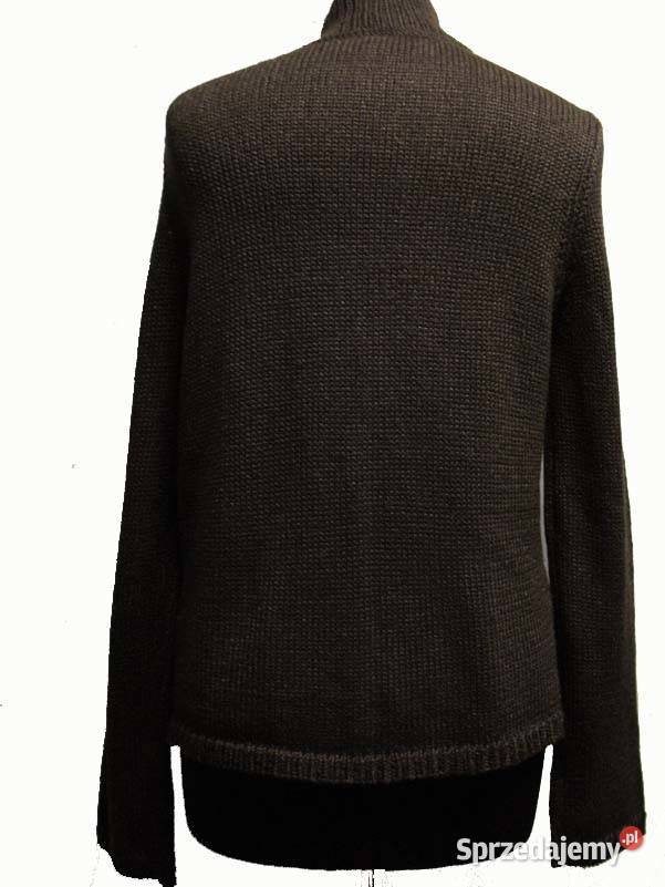 Rozpinany sweter brązowy 40 L biust 100 Siedlce