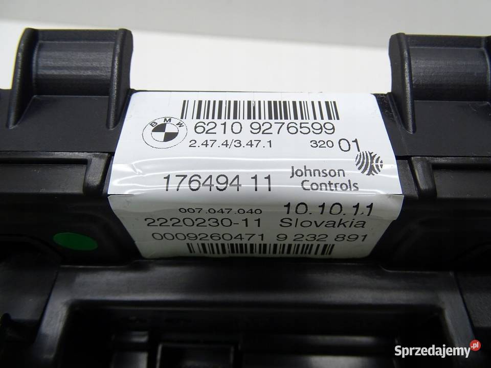 LICZNIK ZEGARY 9276599 176494 BMW F20 F21 20 D Liczniki i zegary