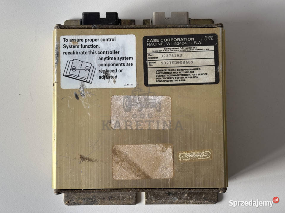 CASE 323761A3 Moduł Sterownik Komputer ECU Jastrzębniki