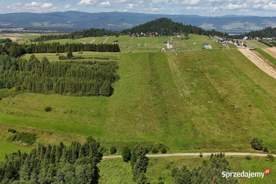 Działka budowlana z widokiem na Tatry Dursztyn małopolskie