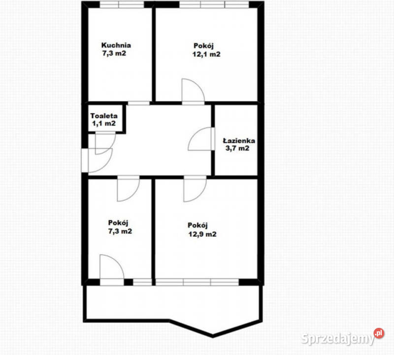 Prądnik Biały 3 pokoje jasna kuchnia balkon blok Kraków