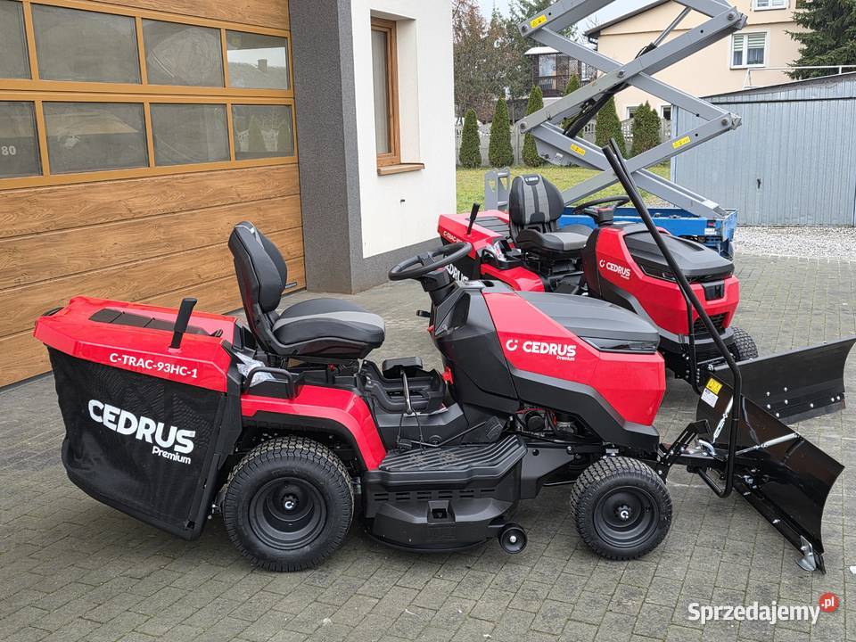 Kosiarka traktorek Cedrus CTrac 93HC1 Nowa pług Bieliny
