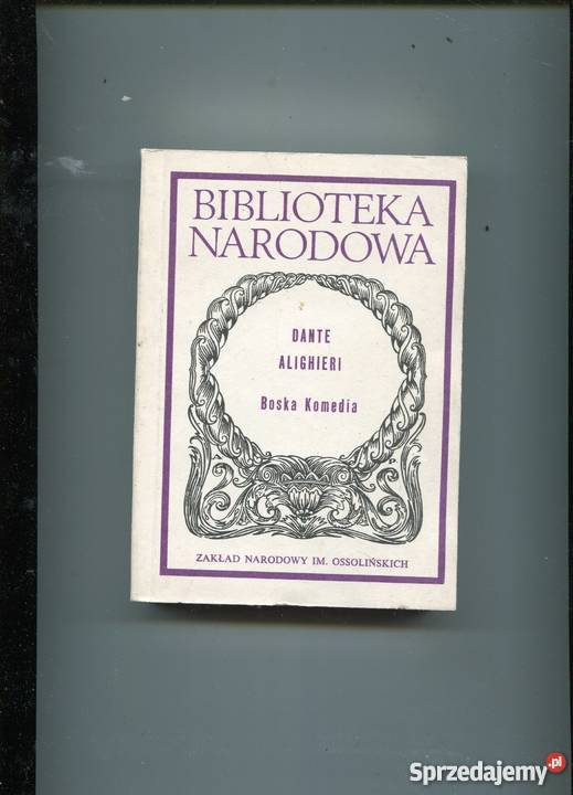 Boska Komedia Dante sprzedam