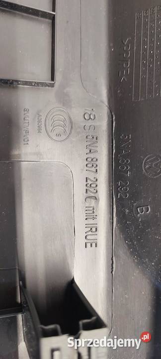 SEAT TARRACO OSŁONA SŁUPKA PRAWA 5NA867292B