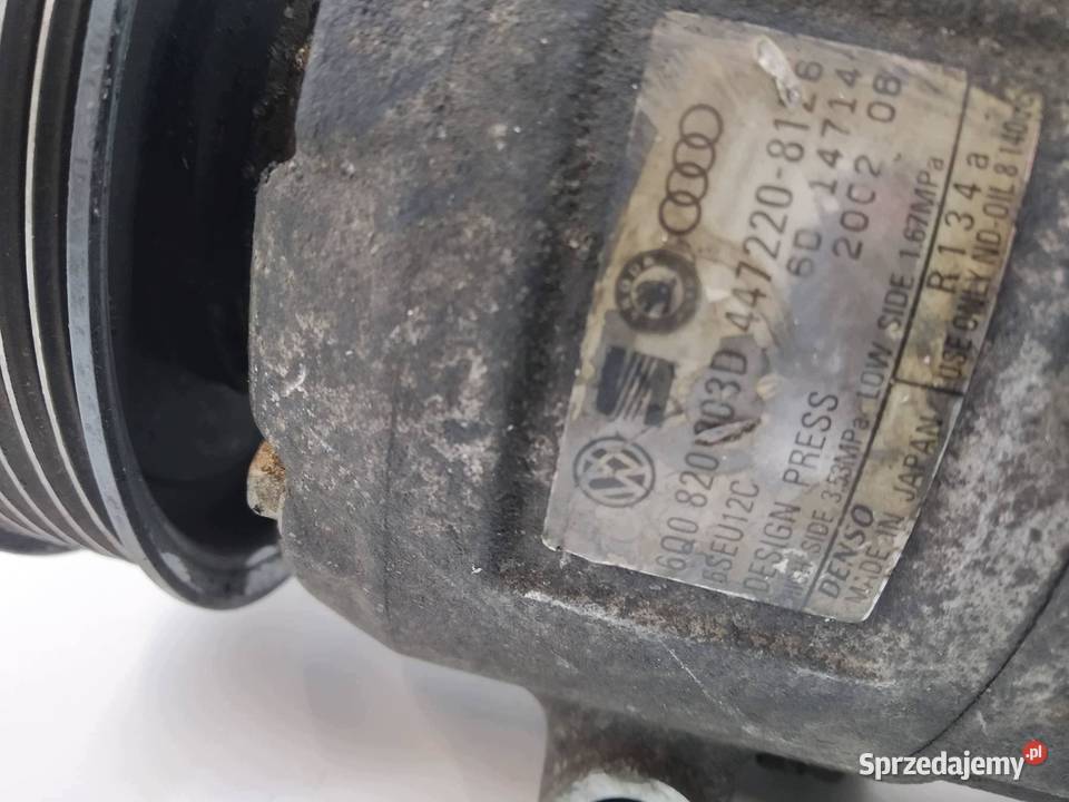 SPRĘŻARKA KLIMATYZACJI 6Q0820303D 19 TDI VW osobowe