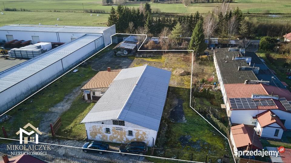 Hala garaże w Sędławkach działka 031 ha