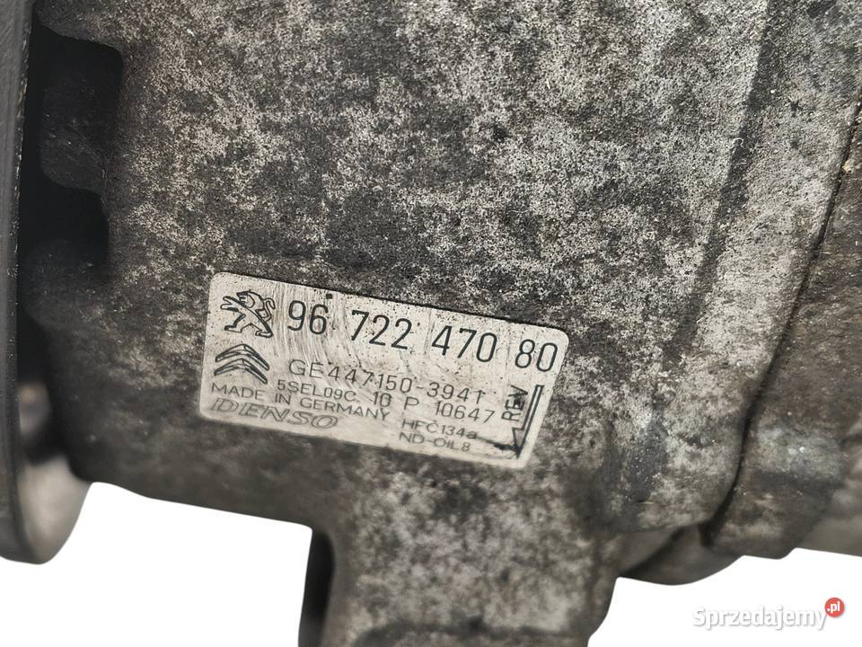 SPRĘŻARKA KLIMATYZACJI Citroen C3 Peugeot 208 10