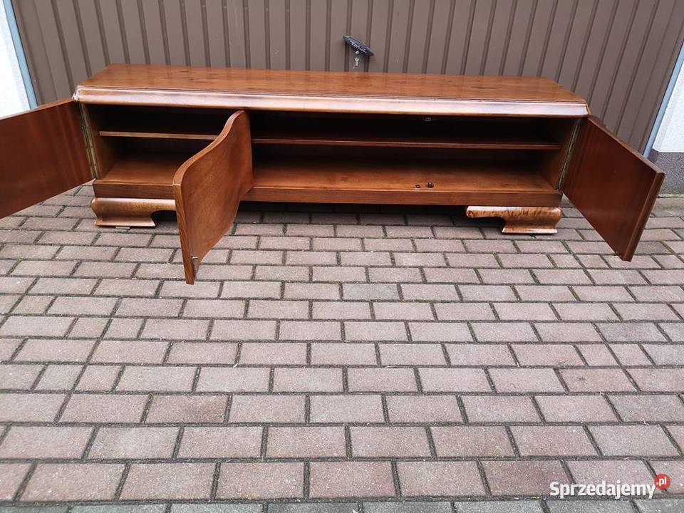 Komoda ARTDECO Orzech Niska RTV Stara Antyk Swarzędz