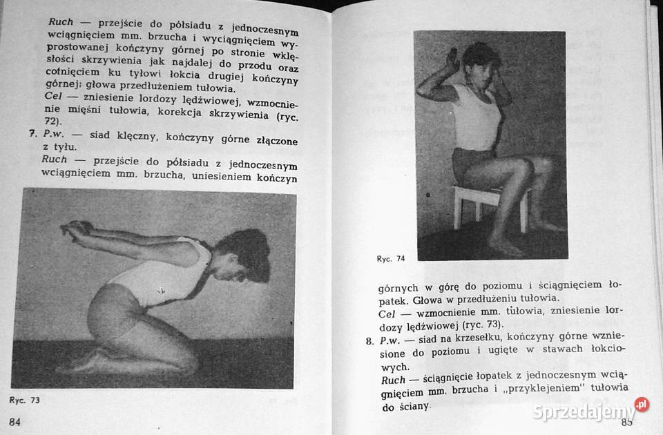 Ćwiczenia dzieci i młodzieży z bocznym sprzedam