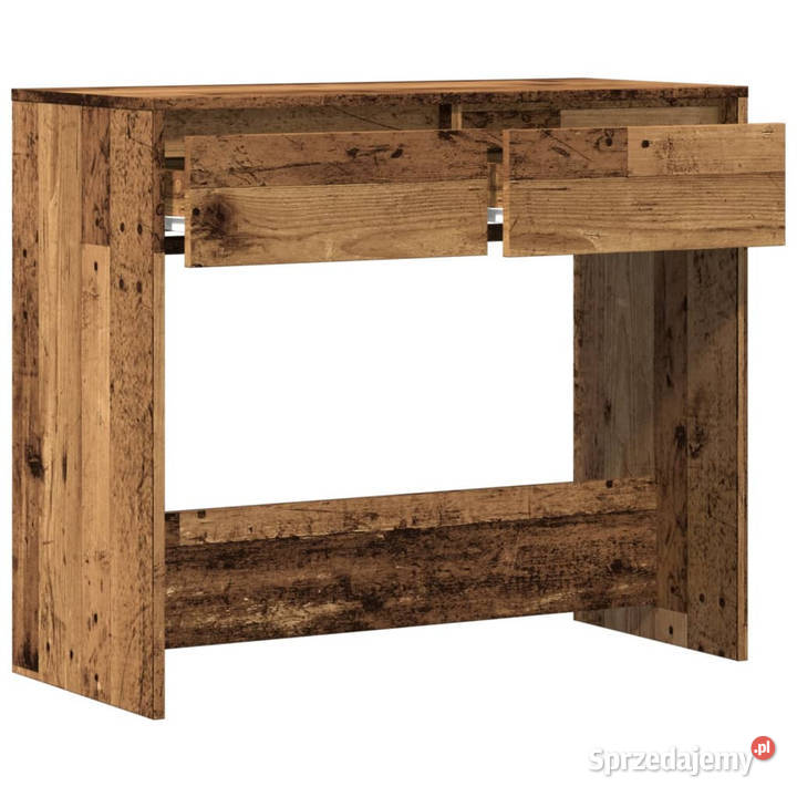 Stolik konsolowy stare drewno 89x41x765 WM856774 Warszawa