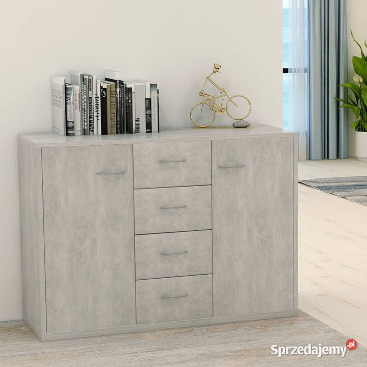 Szafka betonowa szarość 88x30x65 materiał