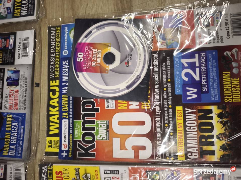 Zestaw gazet czasopism Komputer Świat roczniki Kraków