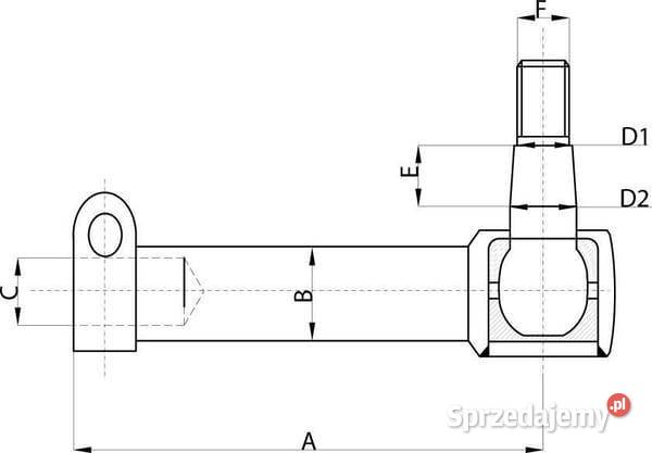 Końcówka drążka kierowniczego SHP551KR