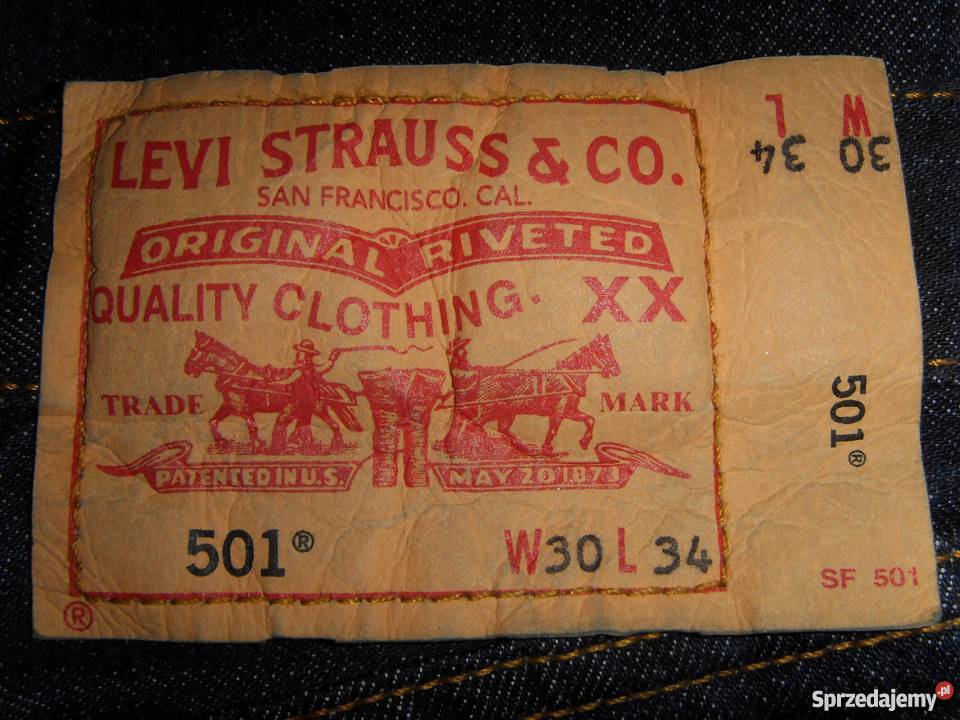 NOWE SPODNIE JEANSY LEVI STRAUSS DŁUGOŚĆ 78 Wrocław